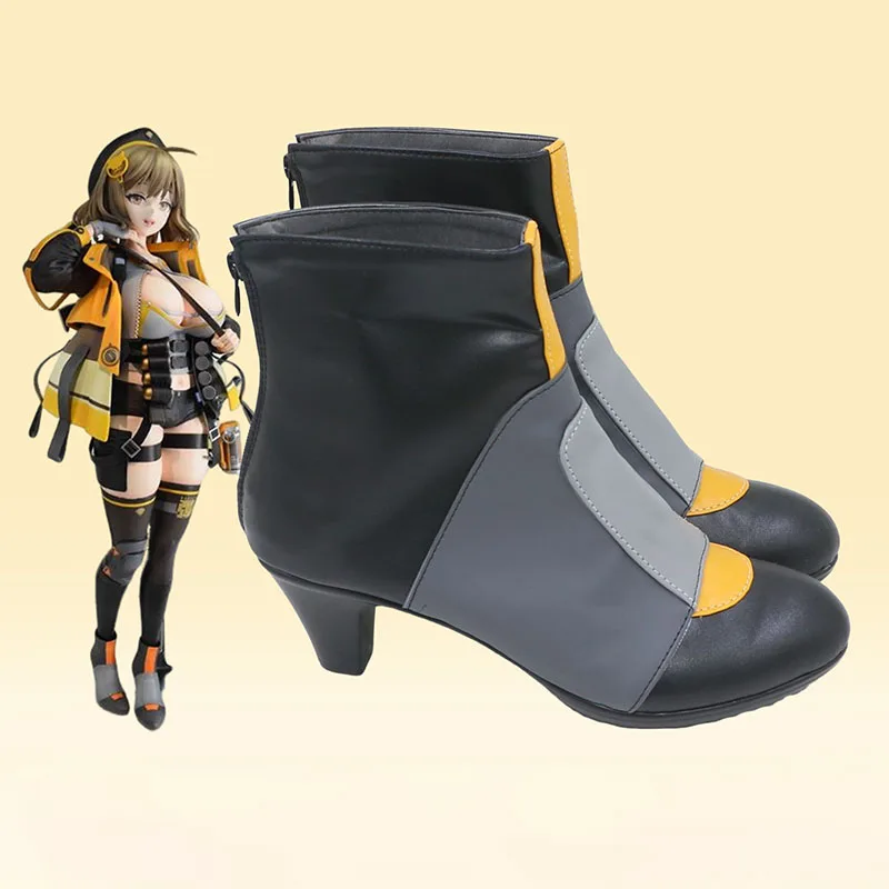 Anis Cosplay Schuhe Spiel NIKKE Stiefel Rollenspiel Kunstleder Stiefel für Frauen Mädchen
