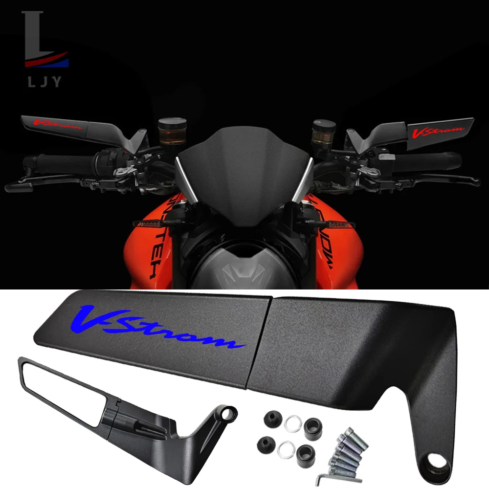 

Motorcycle Mirrors Stealth Winglets Mirror Cap For SUZUKI V-Strom 250 650 1000 Vstrom DL 650 650/XT 1000/XT