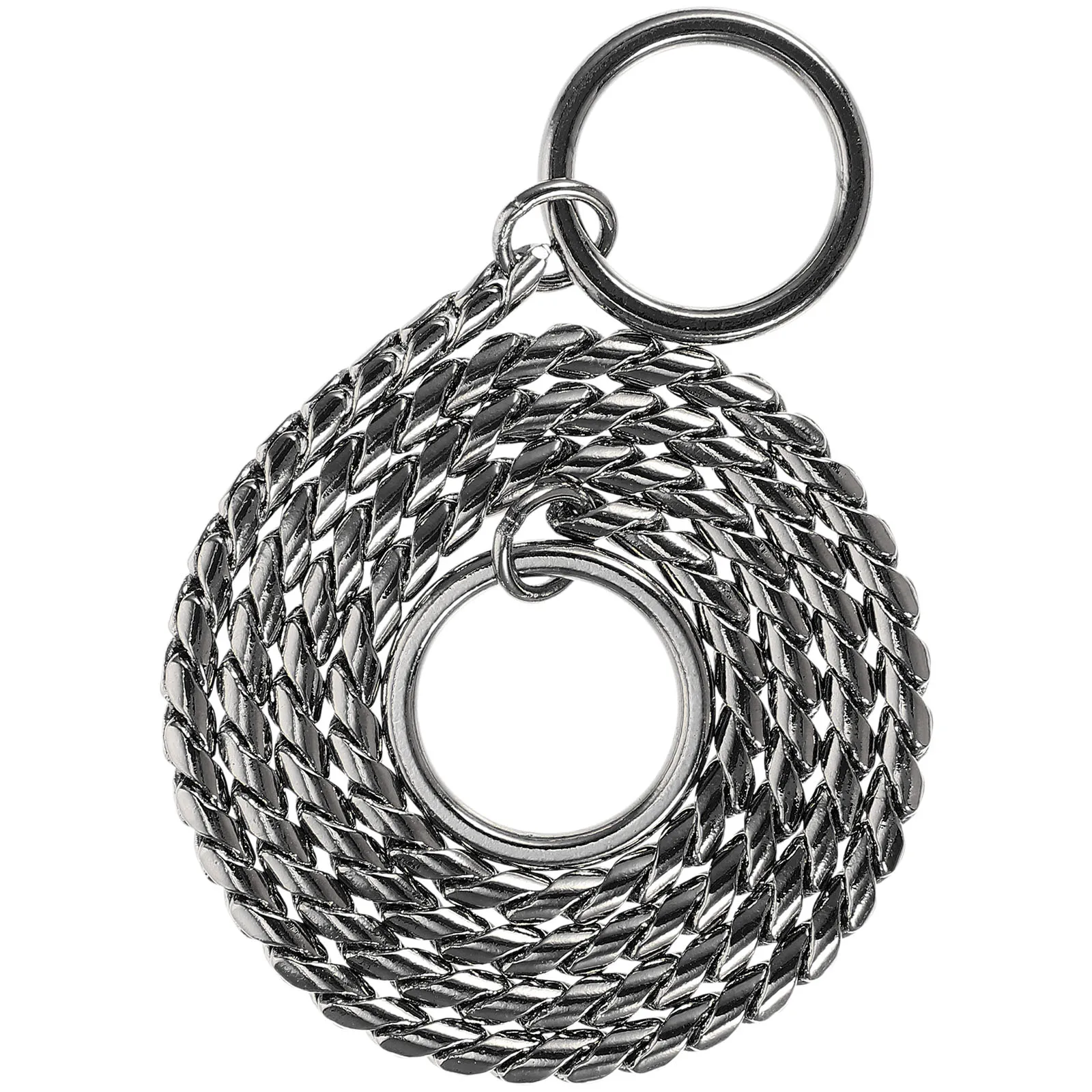 

Stainless Steel Dog Chain Durable Puppy Walking Comfortable Collar Necklace Lead Control Metal Leash Dog Traction Chain
