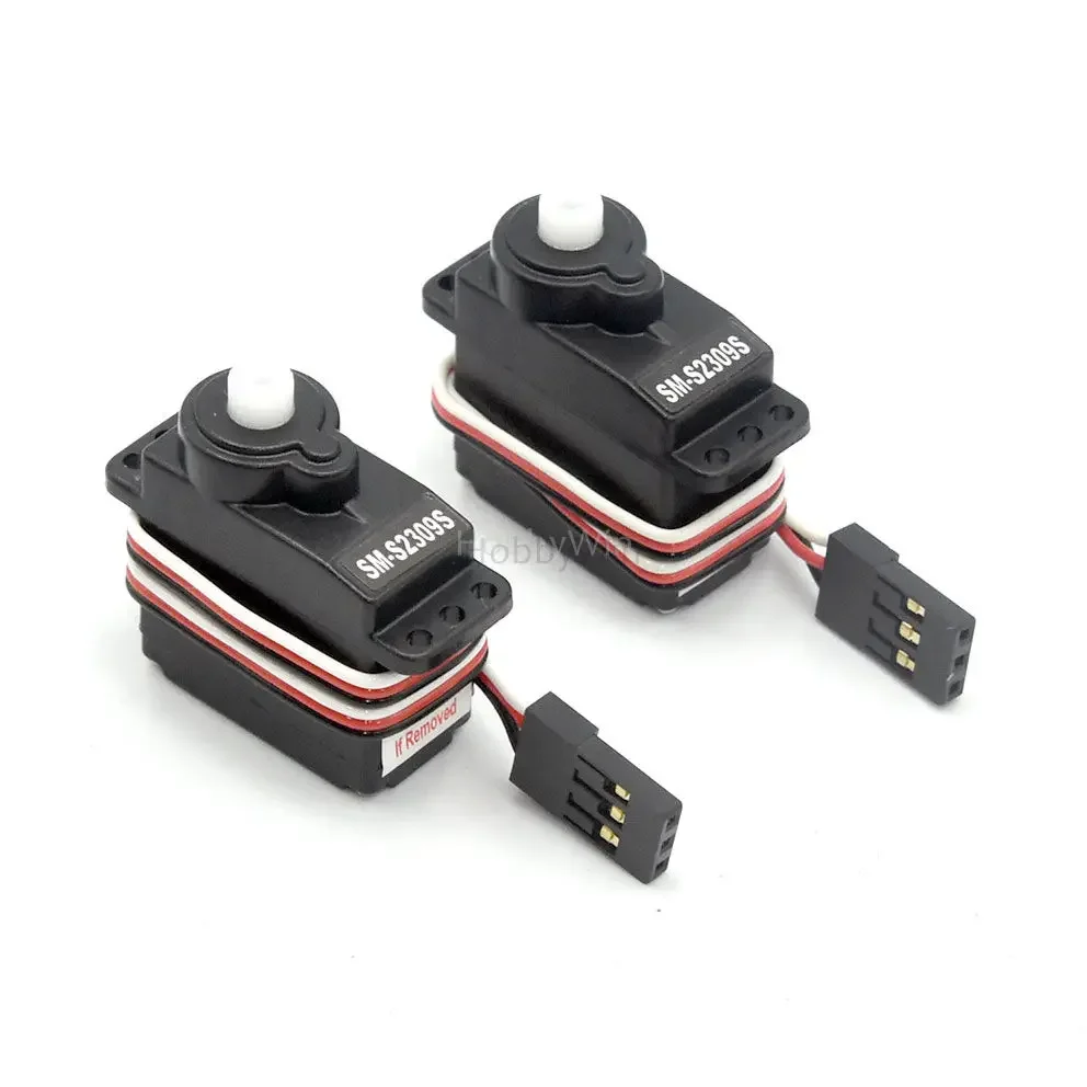SpingRC SM-S2309S Micro Analog Servo Plastic Gears 2pcs  RC Model Airplane Glider Helicopter image 6