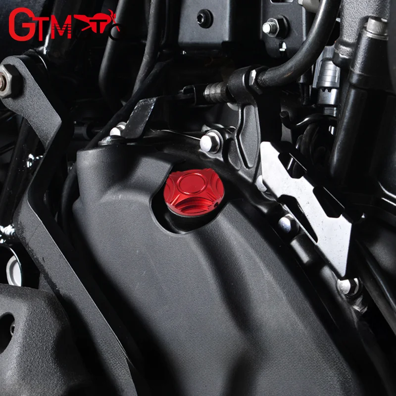 Motorcycle Oil Filter Cap Protector For NINJA400 Z400 18-24 Z800 13-16 CNC Engine Oil Filler Screw Cover Plug ninja400 z400 z800