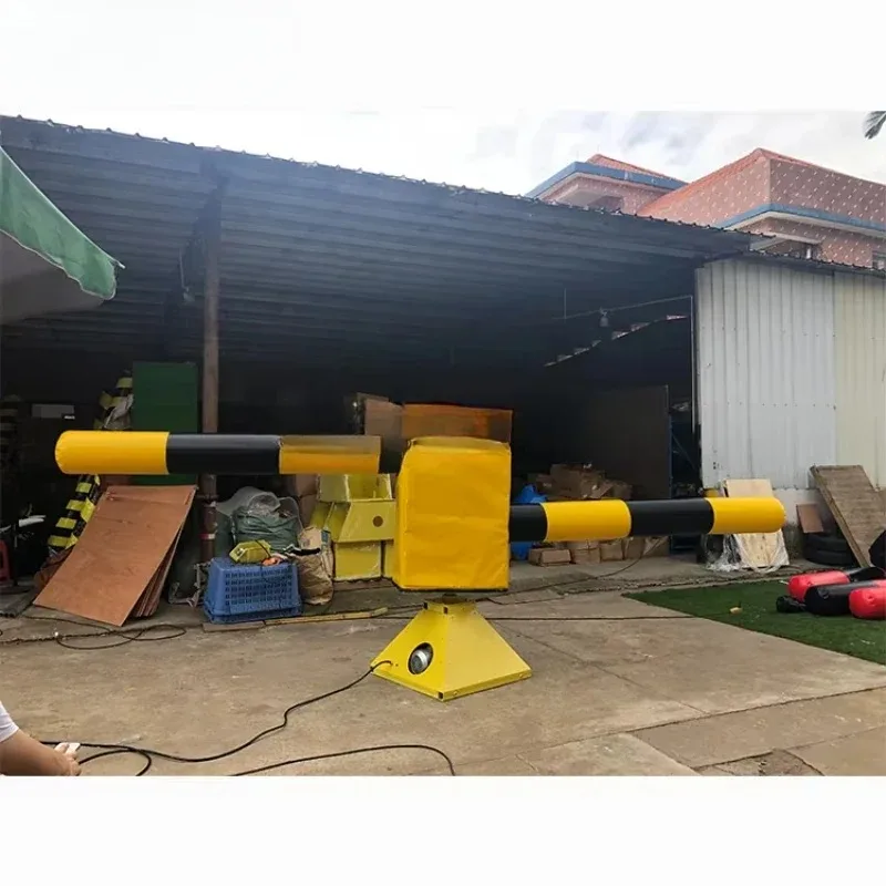 Inflatable mechanical wiping sweeper melting game arm