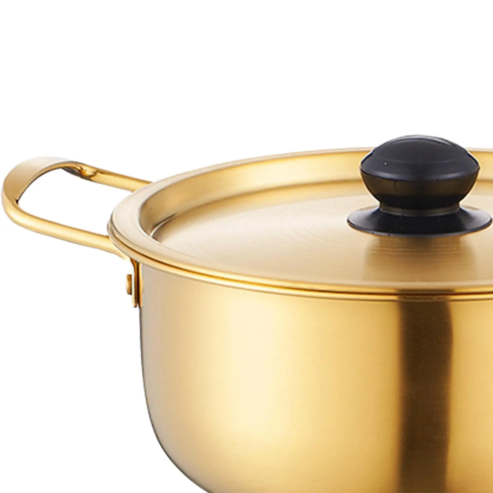 Instant Noodles Pot Ramyun Cooker Cookware Stainless Steel Korean Noodle Pot Korean Ramen Cooking Pot,