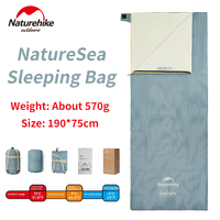 Naturehike Ultralight Sleeping Bag 20D 380T Nylon Spliced Up Down Soft Breathable Spring Autumn Quilt 7~11℃ Adult Home Blanket