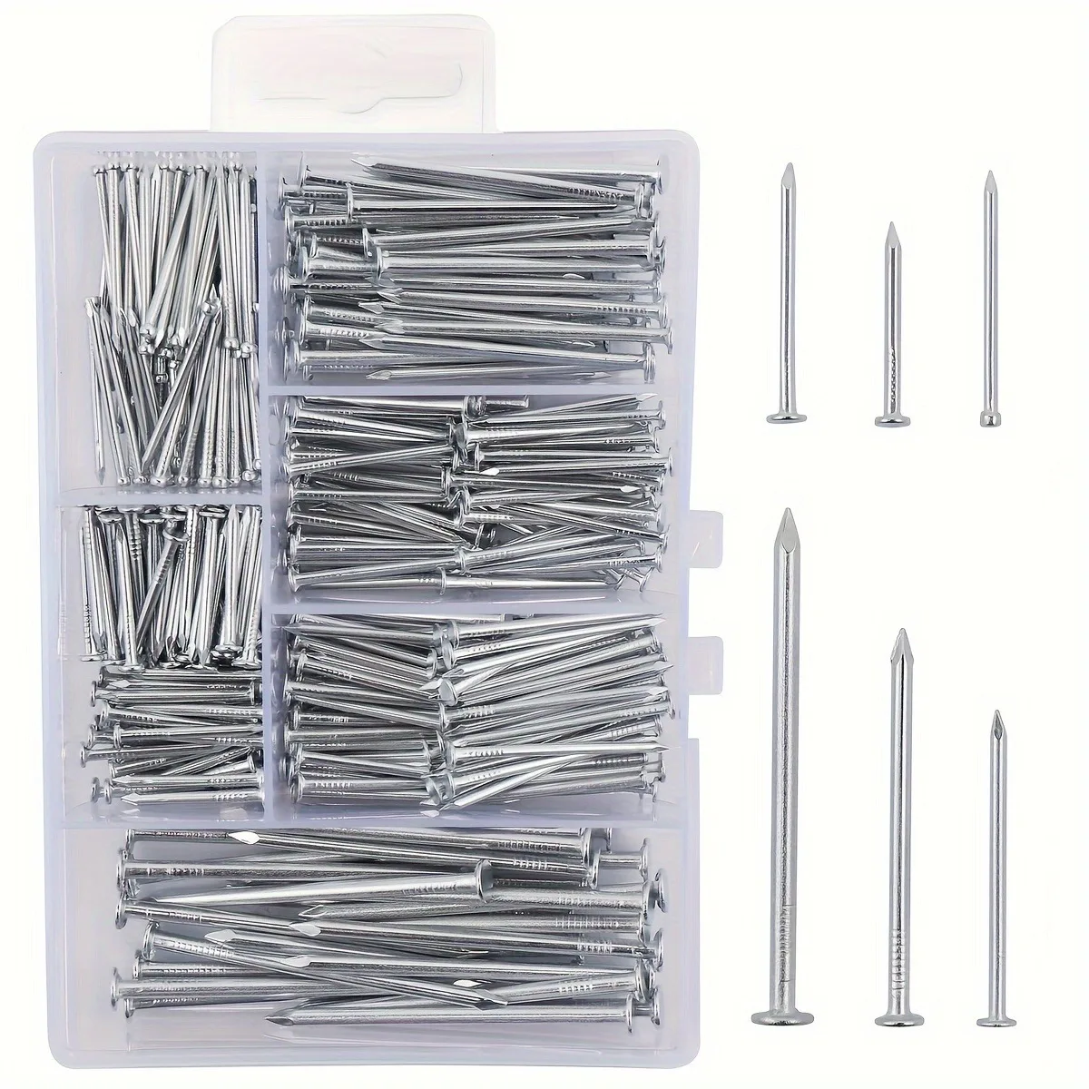 280pcs Iron Nail Round Head Tack For Jewelry Box Hinge Golden Silver Antique Brass Fastener Pushpin Hardware