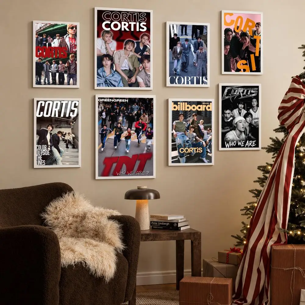 Group K-Pop CORTIS Poster HD Waterproof Wall Art Posters Self Adhesive Bedroom Living Room Home Decor Gift - view 4