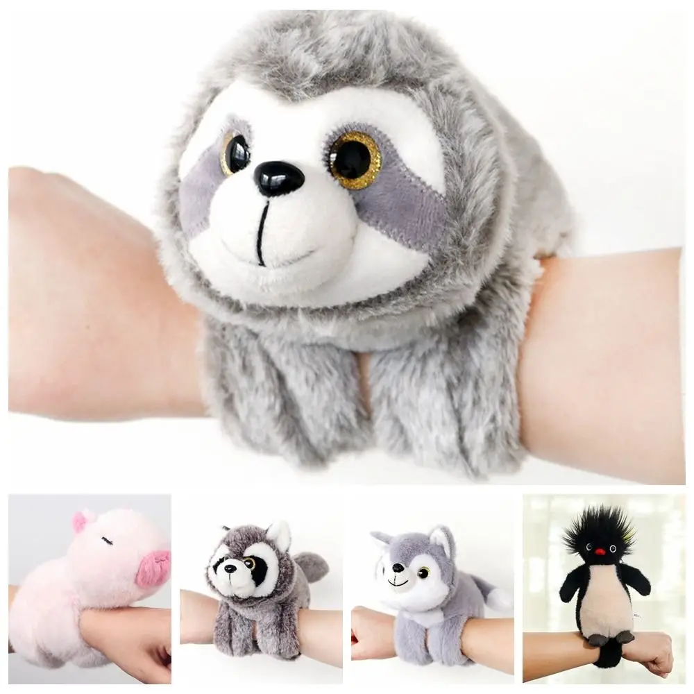 New PP Cotton Capybara Clap Circle Animal Wristband Cute Decorations Clap Ring Cartoon Stuffed Animals Toy Birthday