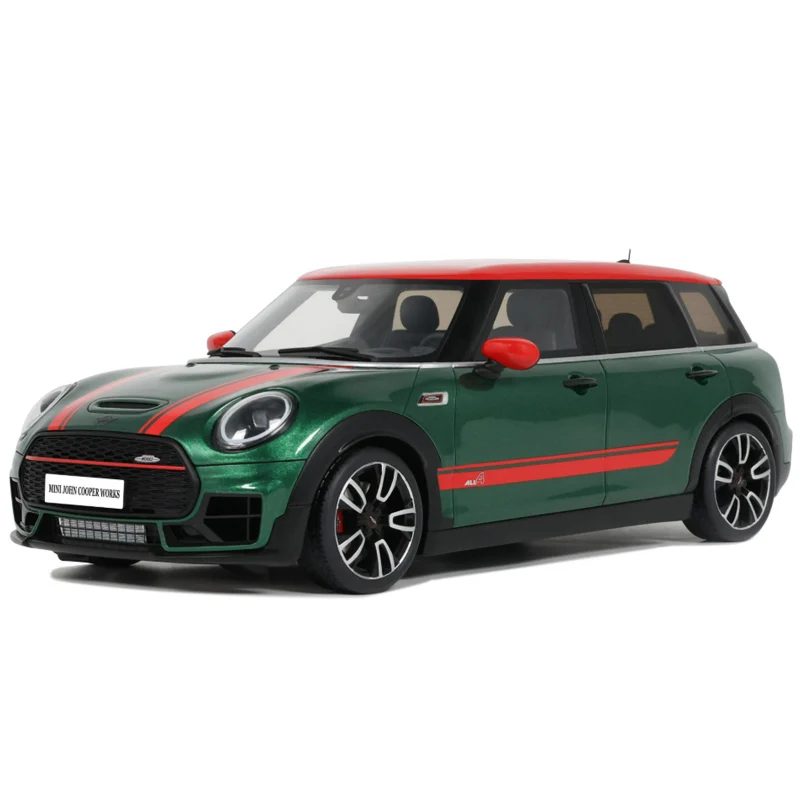 1:18 Scale Cooper CLUBMAN (F54) JCW 2021 Simulation Resin Car Model Ornament Static Display Collectible Gift Souvenir Decoration