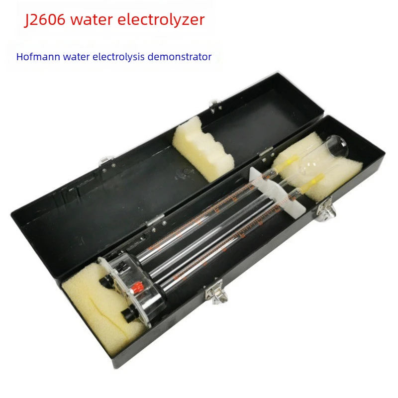 Invoicable water electrolysis piston demonstrator, 26/06 electrolysis gear, professional lab experiment teaching instrument