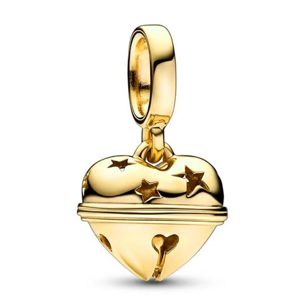 

Gold color Rose Gold Color Love Tree Bell Pendant Beaded For DIY bracelet necklace accessories Women Fine Jewelry Gifts