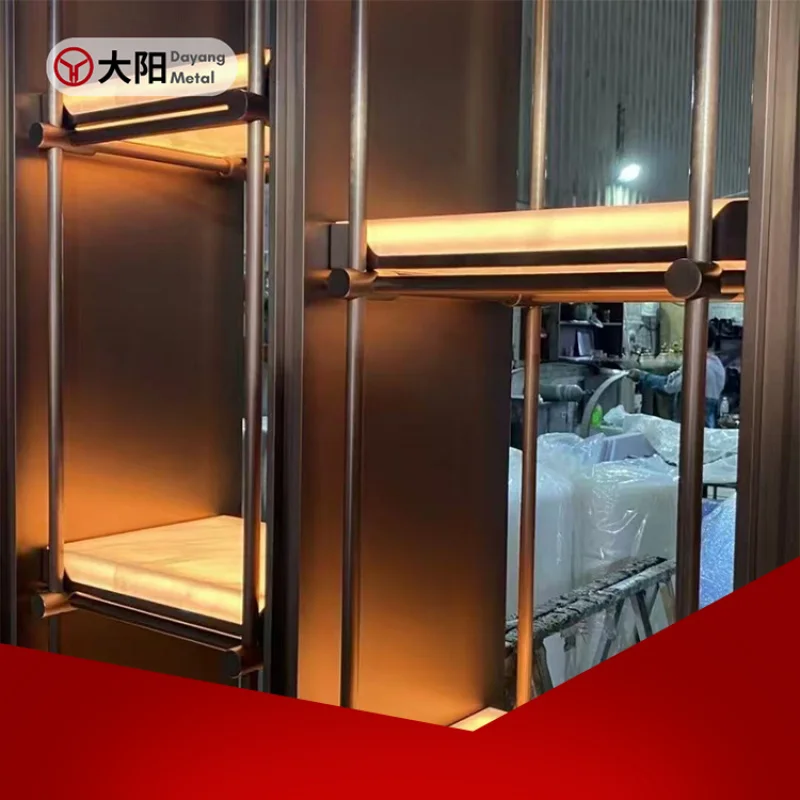 custom.Luxury Stainless Steel Iron Shelves Floor Display Shelves Modern Shelves Office Bookcase