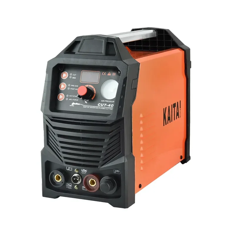Kaitai Compact Mini 2-in-1 Plasma Cutting Machine for CUT-40 Pressure Gauge IGBT Inverter 15-20mm Thickness 8000mm/min Speed