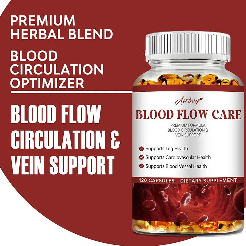 Blood Circulation - Helps Balance Blood Pressure, Improve Blood Flow, Heart and Brain Health, Lower Cholesterol