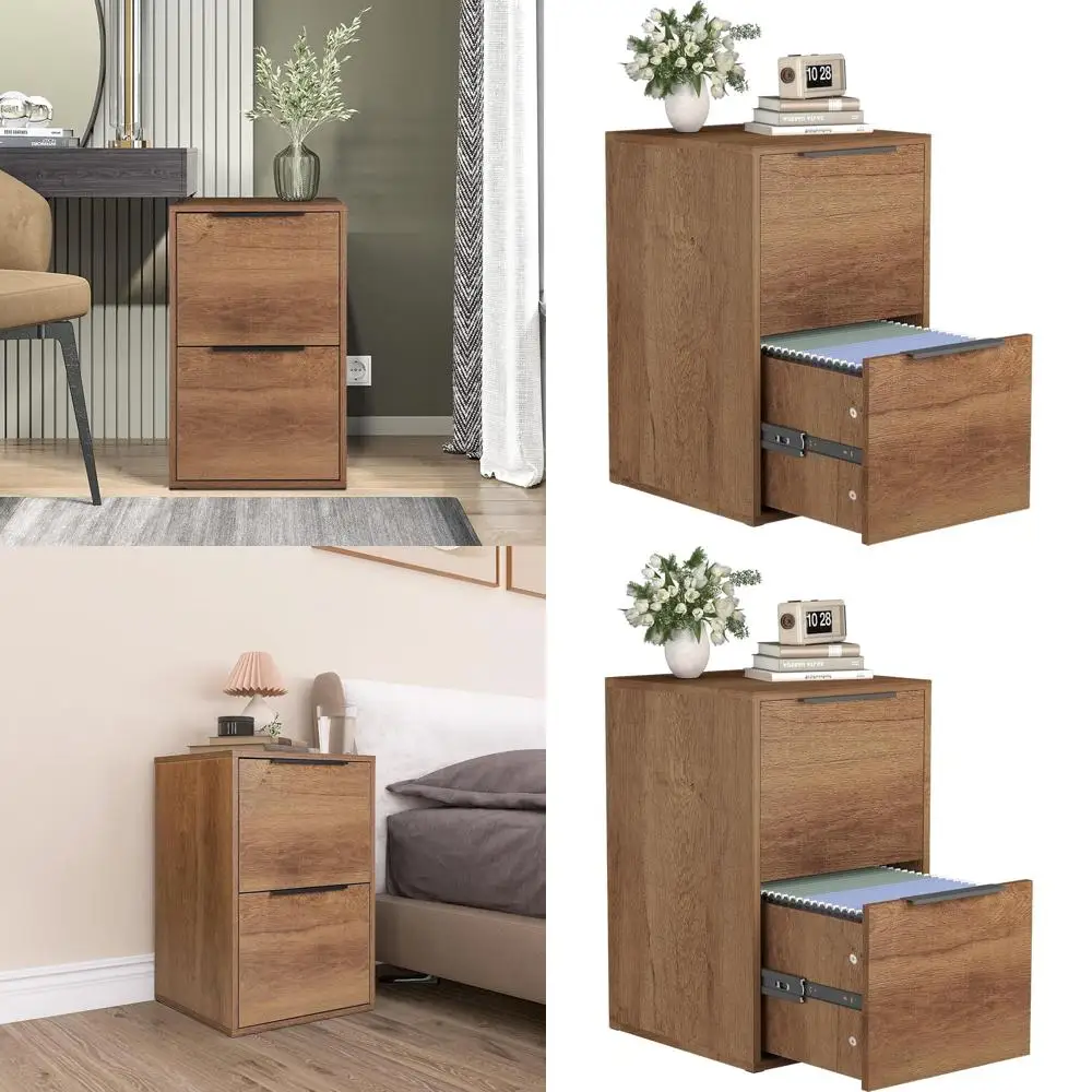 

Навесной картотечный шкаф формата Letter из орехового дерева для домашнего офиса