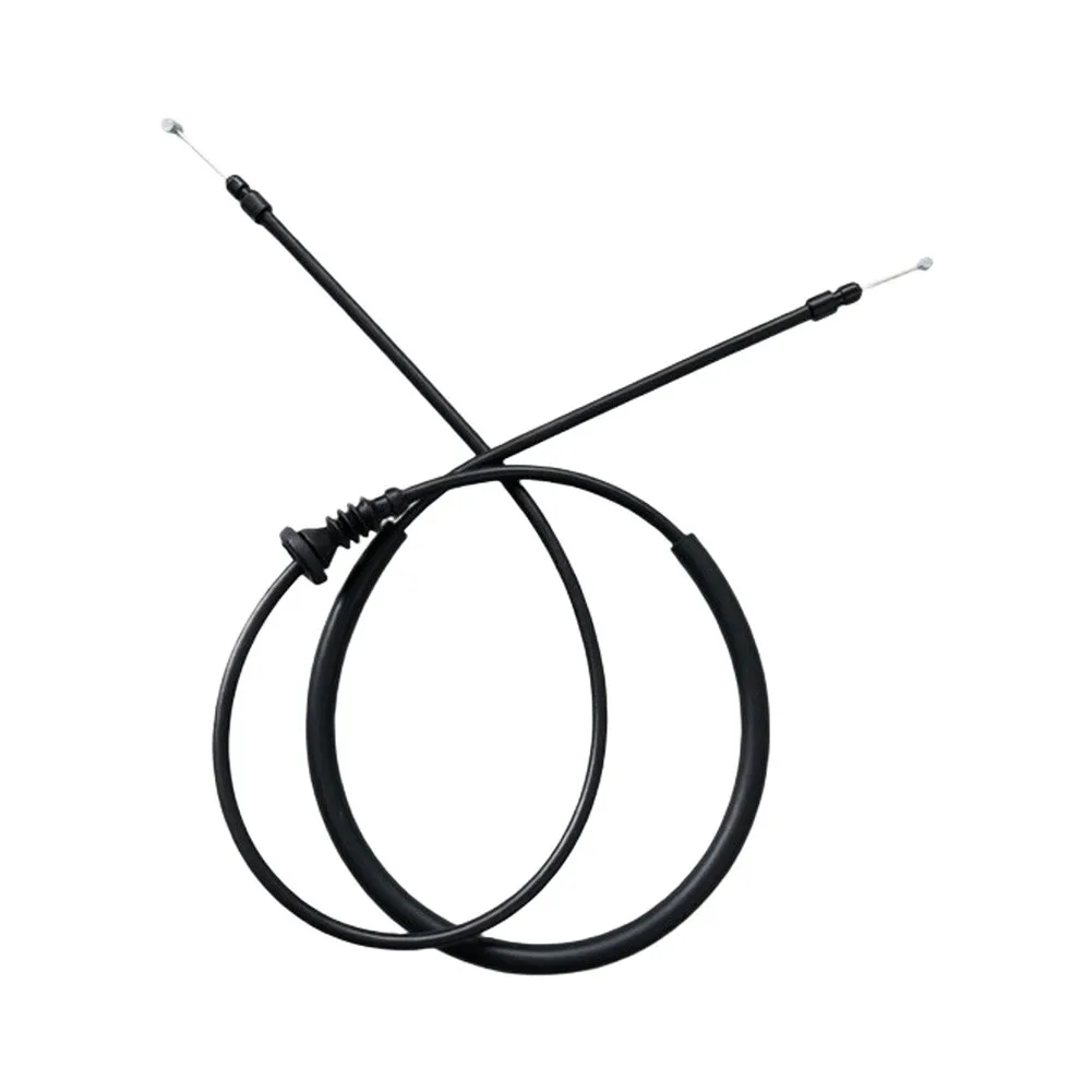 For BMW For Mini F54 F60 Front Hood Handle and Cable 3PCS ABS Black OEM Reference 51237495843 51237430846 51237307640