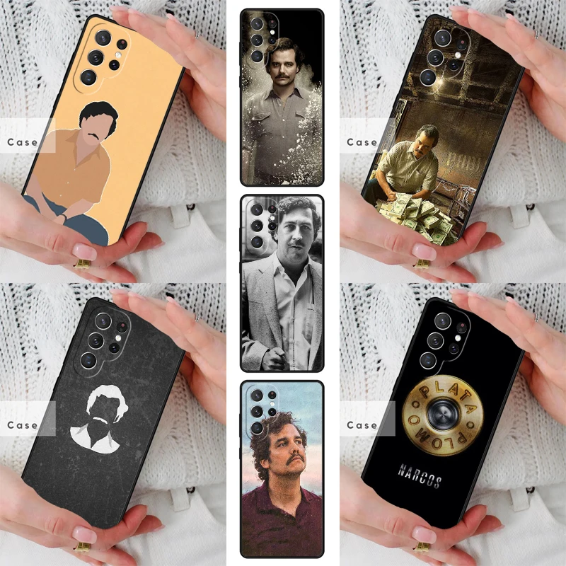 Pablo Escobar SOFT TPU Phone Case for Samsung Galaxy S26 S25 S24 S23 S22 S21 S20 Note10 Plus FE Ultra Cover