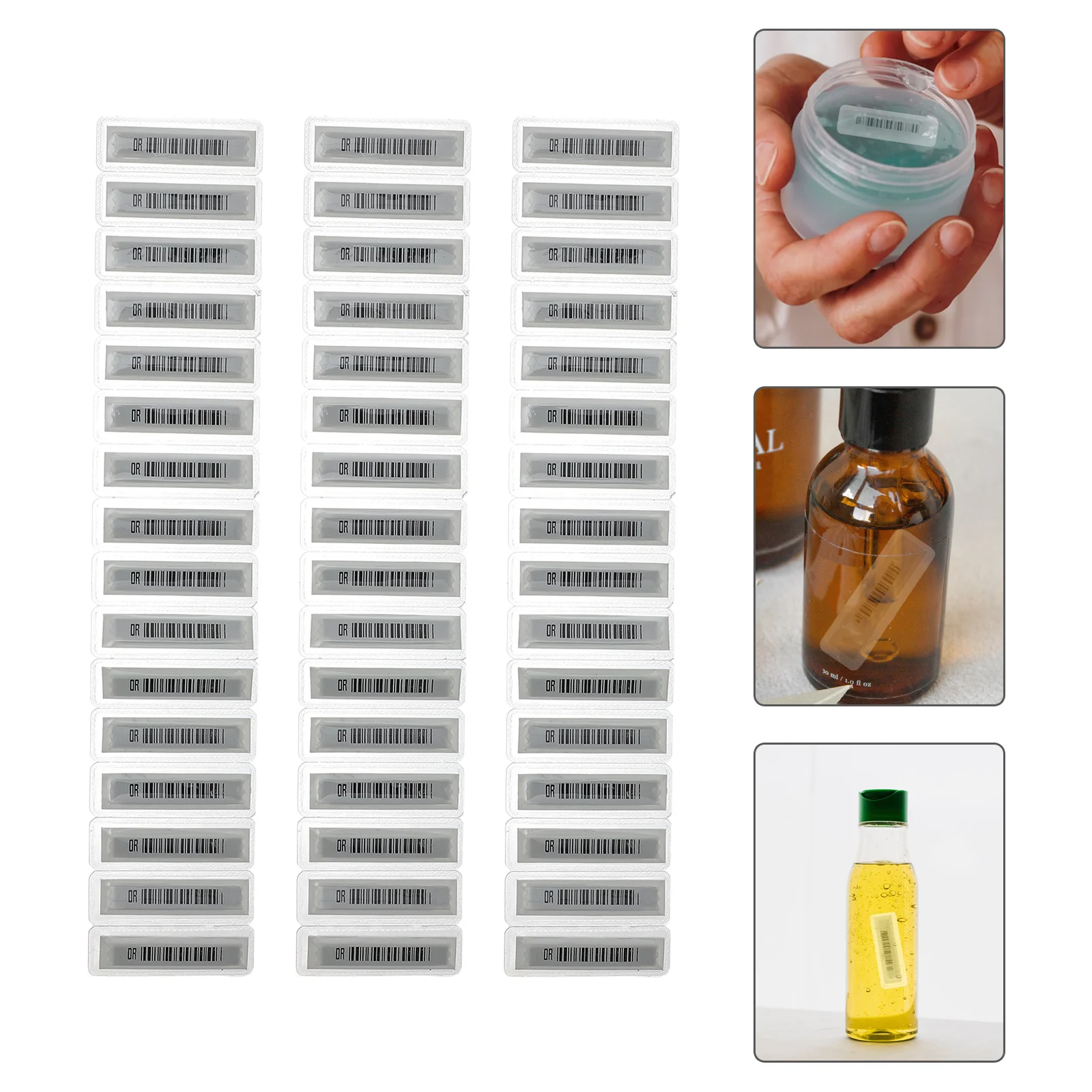 75Pcs Supermarket Sound Waterproof Anti-Theft Labels Pet Fenico Chip Acoustomagnetic Tag for Commodity Security