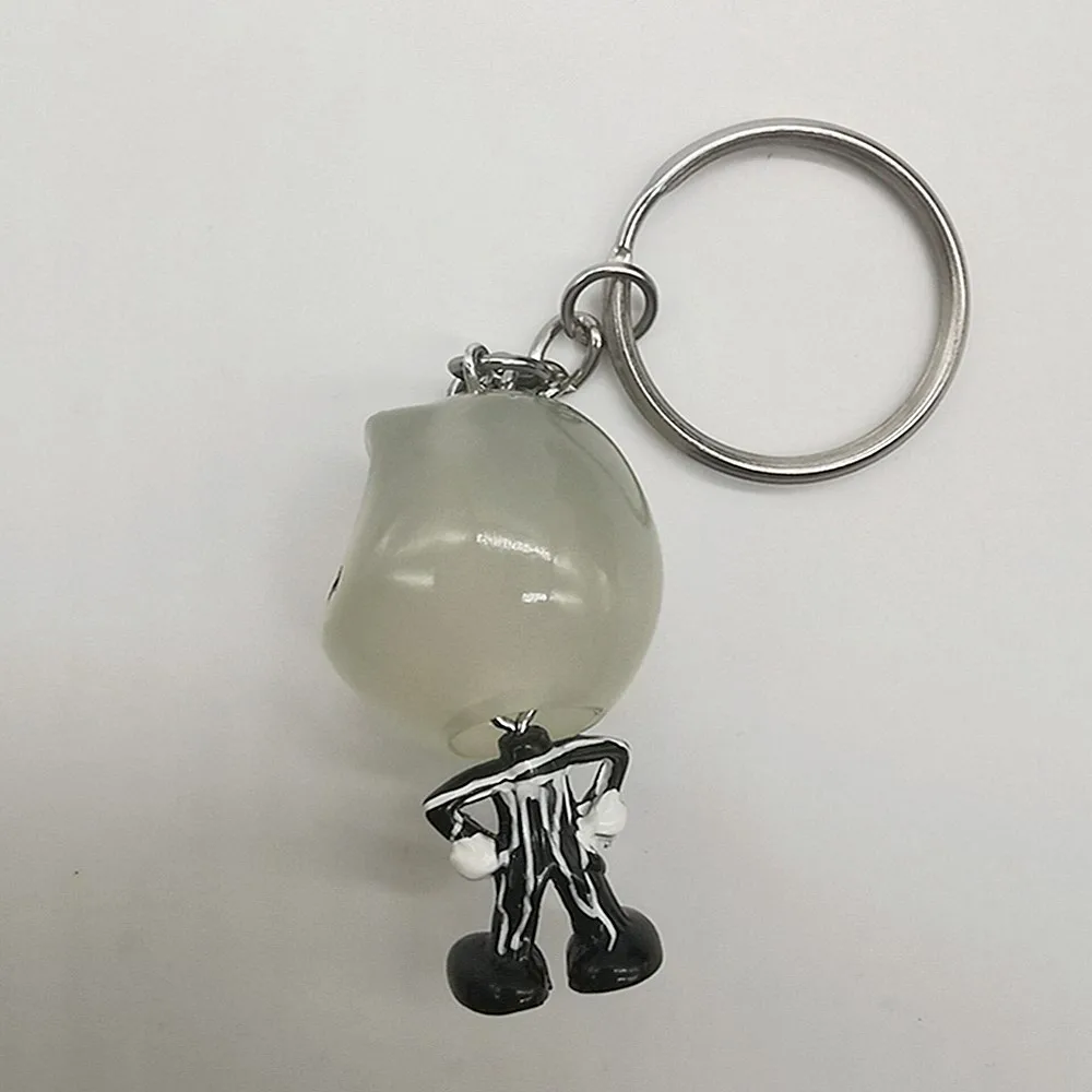 Anime The Nightmare Before Christmas Pumpkin King Jack Pendant Keychain Ornament Car Phone Bag Hanging Jewelry Decor Kids Gifts