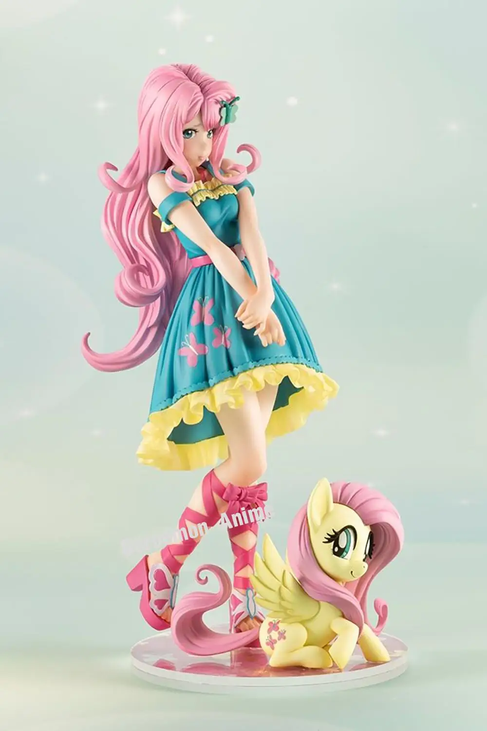 재고 있음 오리지널 Kotobukiya 마이 리틀 포니 Bishoujo 동상 Fluttershy Beauty Pony Girls 피규어 Collectible Model Toys Gifts