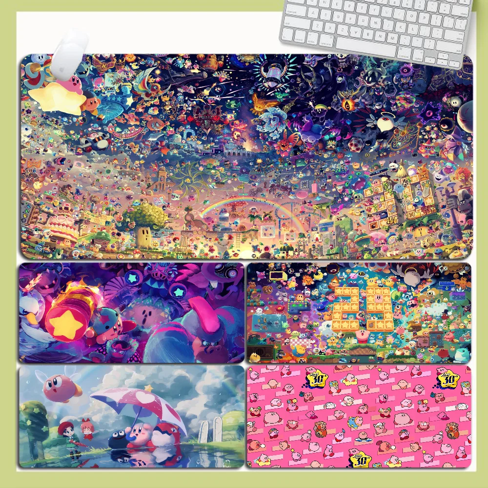 

K-Kirby Custom Skin Gamer Play Mats Mousepad Size For Customized Mouse Pad For CS GO PUBG