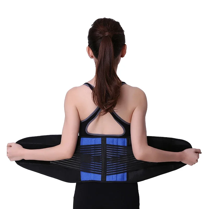 Lumbar Support Metal Bracket Sports Waist Support Fitness Breathable Large Size Belt Warm Waist Support Belt