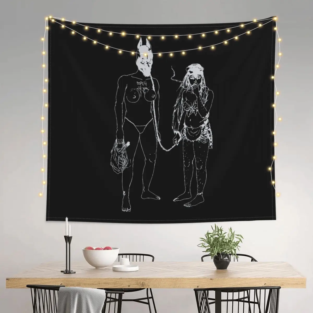 Death Grips The Money Store Tapestry Wall Hanging Hippie Polyester Tapestries INS Throw Rug Blanket Wall Decor Wall Cloth