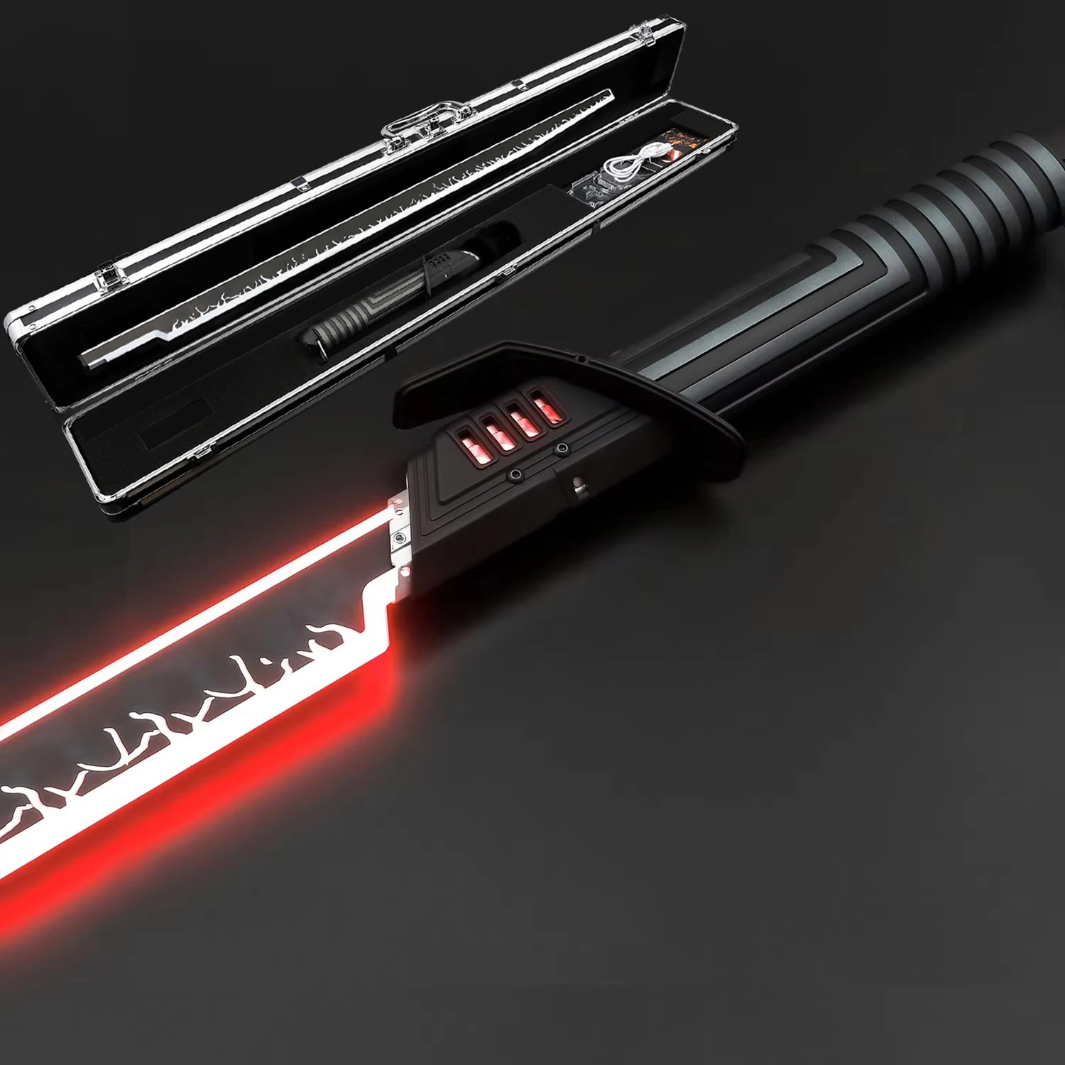TXQSABER スーツケース付き ダークセーバー Neo Pixel Prof TXQSABER
