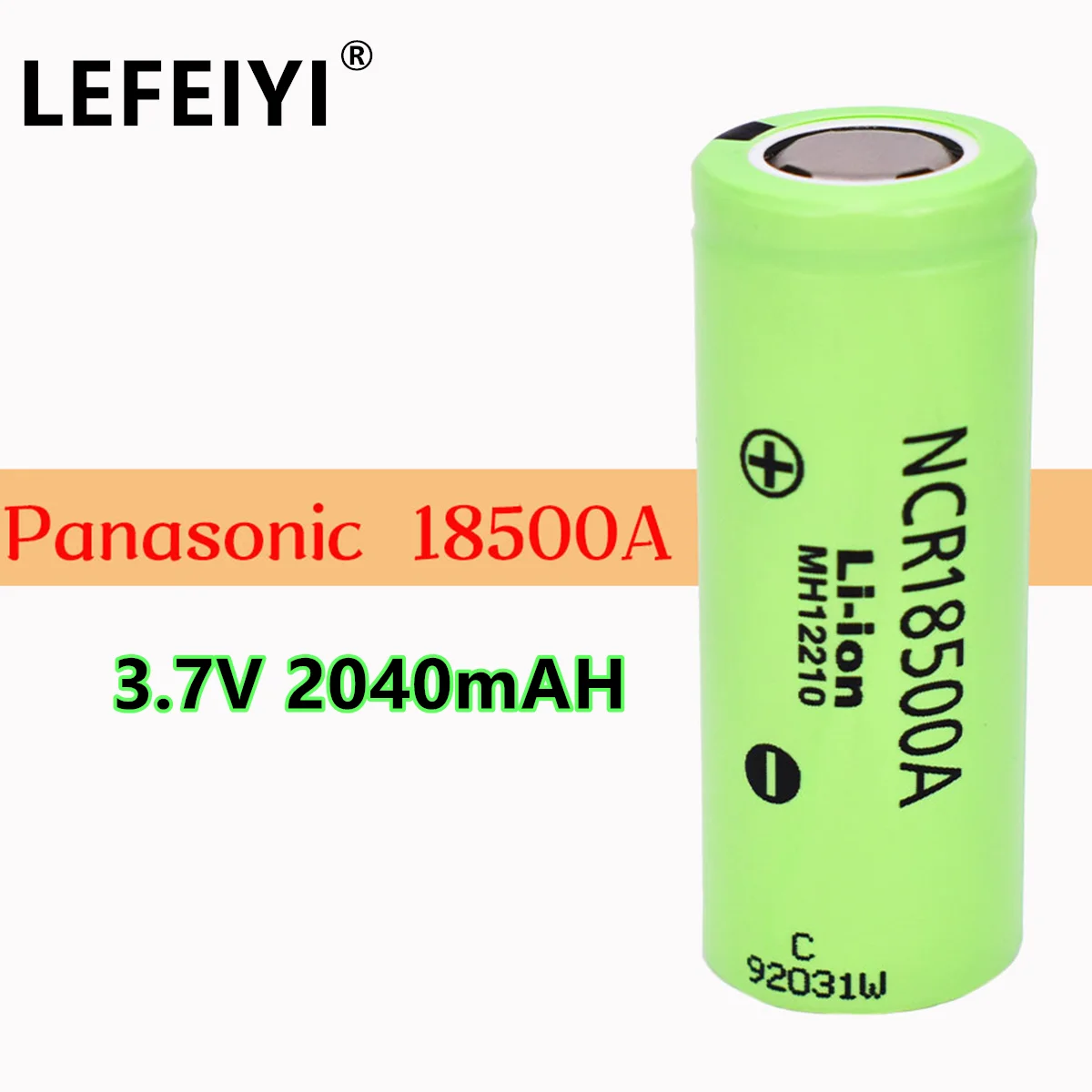 100% oryginalny 3.7V 18500 2040mah bateria litowo-jonowa do Panasonic ncr186500a 3.6V bateria do latarki latarka ect