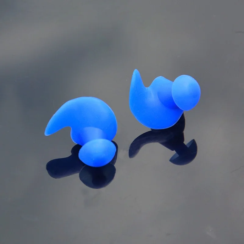 Ear-shaped waterproof earplugs, swimming accessories, spiral earplugs, adult silicone, professional box image 5
