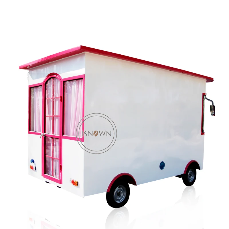 Fast Food Truck For Sale Street Legal Electric Car  Mobile Food Vending Truck with Full Kitchen Equipment