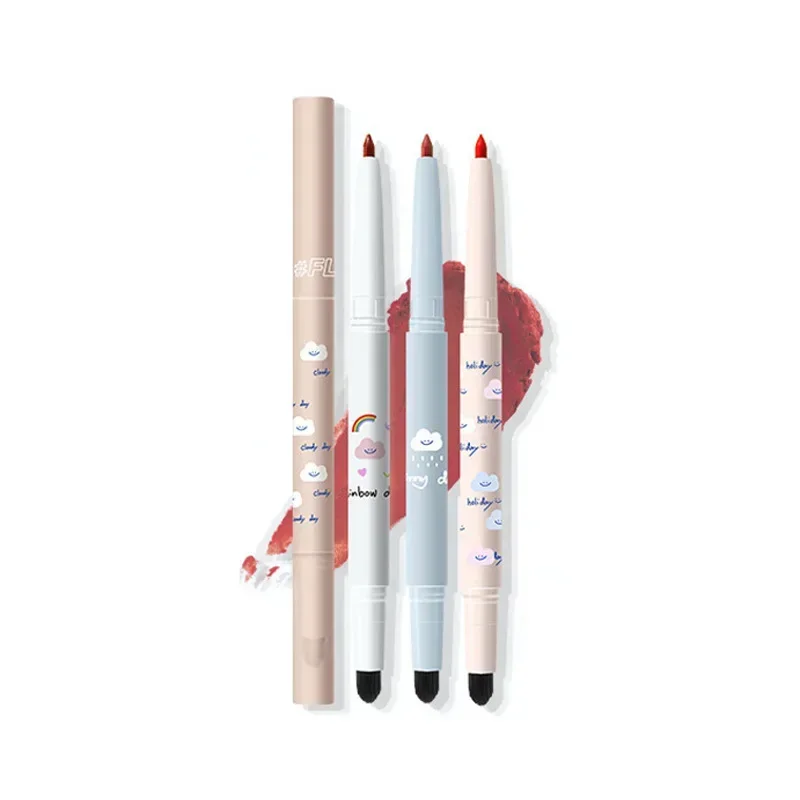 

FLORTTE Lip Liner Pencil Waterproof Long Lasting Matte Lip Pen Double Ended Lipstick Maquillaje