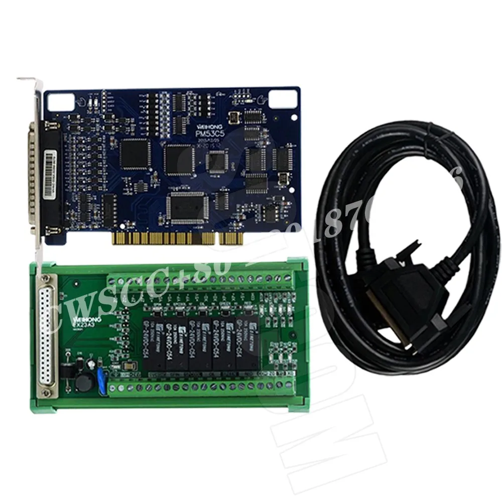 pm53c cnc ncstudio 3-axis controller control card xhc lhb03b cable mpg handwheel compatible with Weihong v8 newcarved