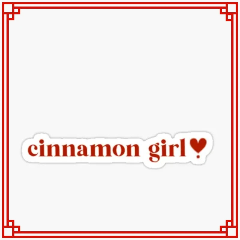 القرفة فتاة لانا ديل ري كلمات ملصقات للفن لطيف طباعة الكرتون أنيمي مضحك الأمتعة ملصقات طفل المنزل سيارة 15 سنتيمتر بولي كلوريد الفينيل