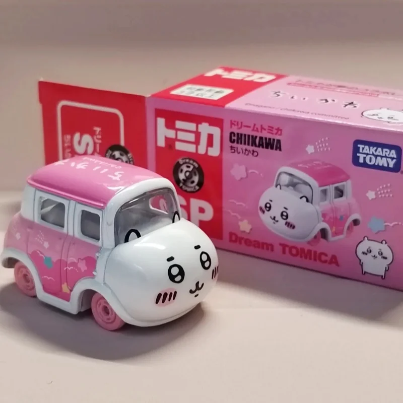 1/64 kawayi Chiikawa Hachiware Usagi ألعاب مصنوعة من خليط معدني سيارة لعبة سيارة دييكاست نموذج معدني هدية للأطفال