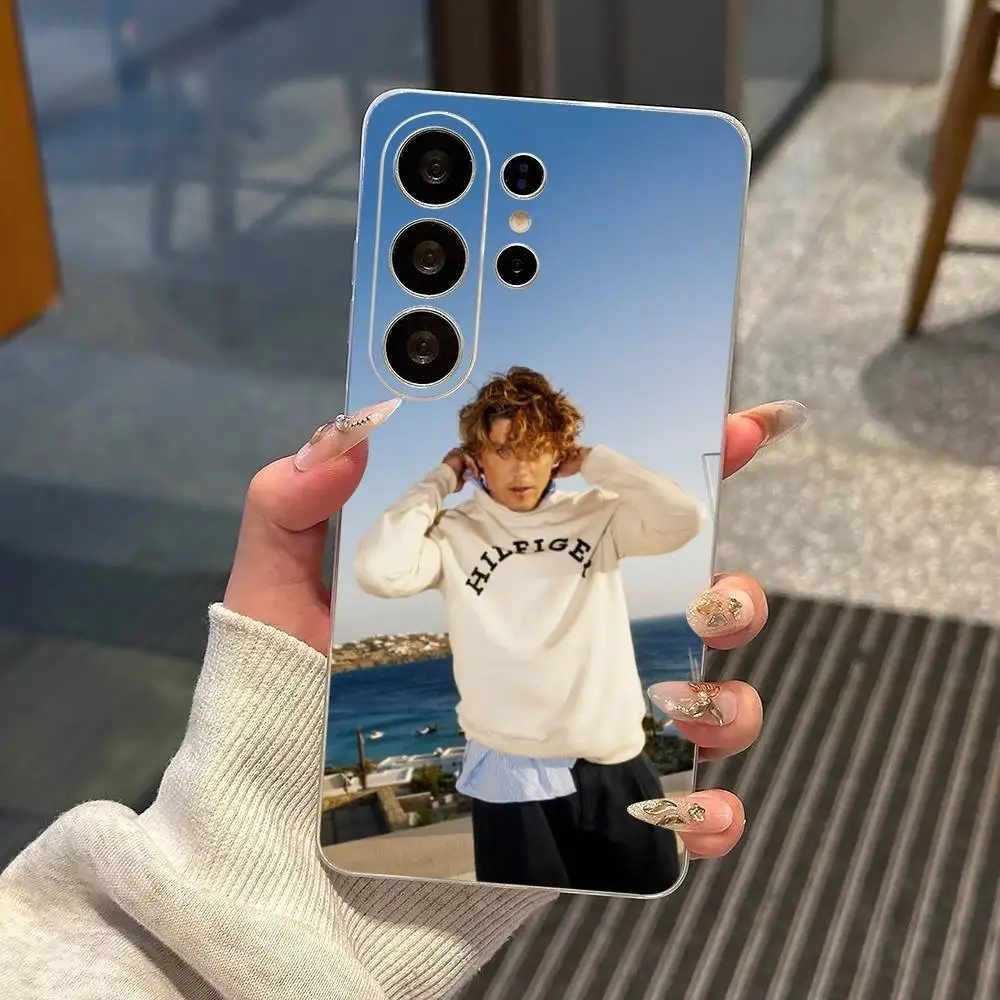 Lukas Gage   Phone Case For Samsung S25,S24,S21,S22,S23,S30,Ultra,S20,Plus,Fe,Note,10,9,5G Transparent Cover