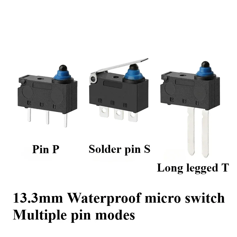 For Volkswagen Lamando Passat CC Golf 7 Chevrolet P Gear Shift Gears IP67 Waterproof 13.3mm Small Micro Switches Can Be Wired