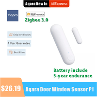 2023 Newest Aqara Door Window Sensor P1 Zigbee 3.0 Remotely View Intelligent Linkage Smart home Devices Work With APP Homekit