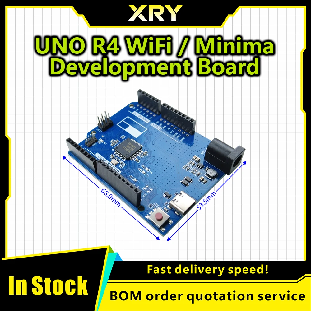 Moduł XRY UNO R4 minima TYPE-C WIFI, ulepszona wersja, kompatybilny z oficjalną płytą główną Arduino. — zdjęcie produktu 5