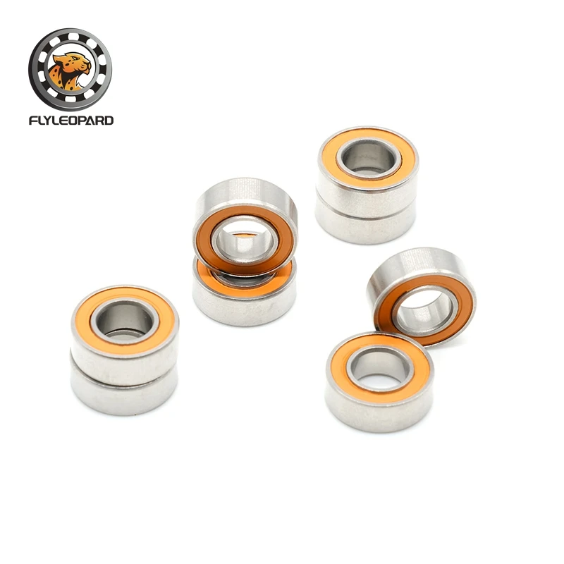 Łożysko S688-2RS 10 SZTUK 8x16x5 mm LD Łożysko kulkowe hybrydowe ceramiczno-stalowe ze stali nierdzewnej ABEC-7 — zdjęcie 5