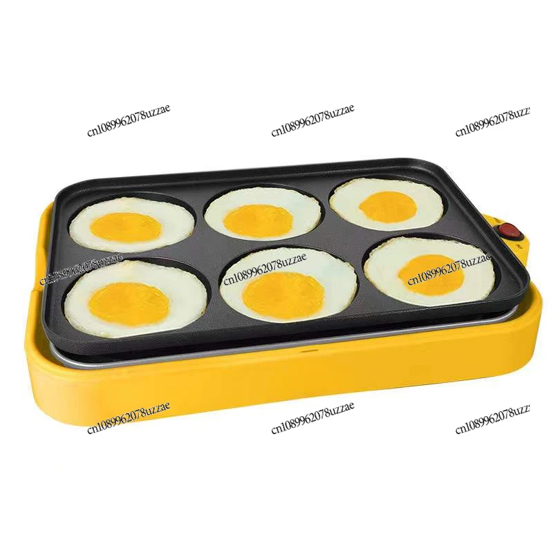 Egg Burger Pot Household Small Electric Heating Model Small Automatic Breakfast Baking Pan Teppanyaki Plate Wheel Cake Machine