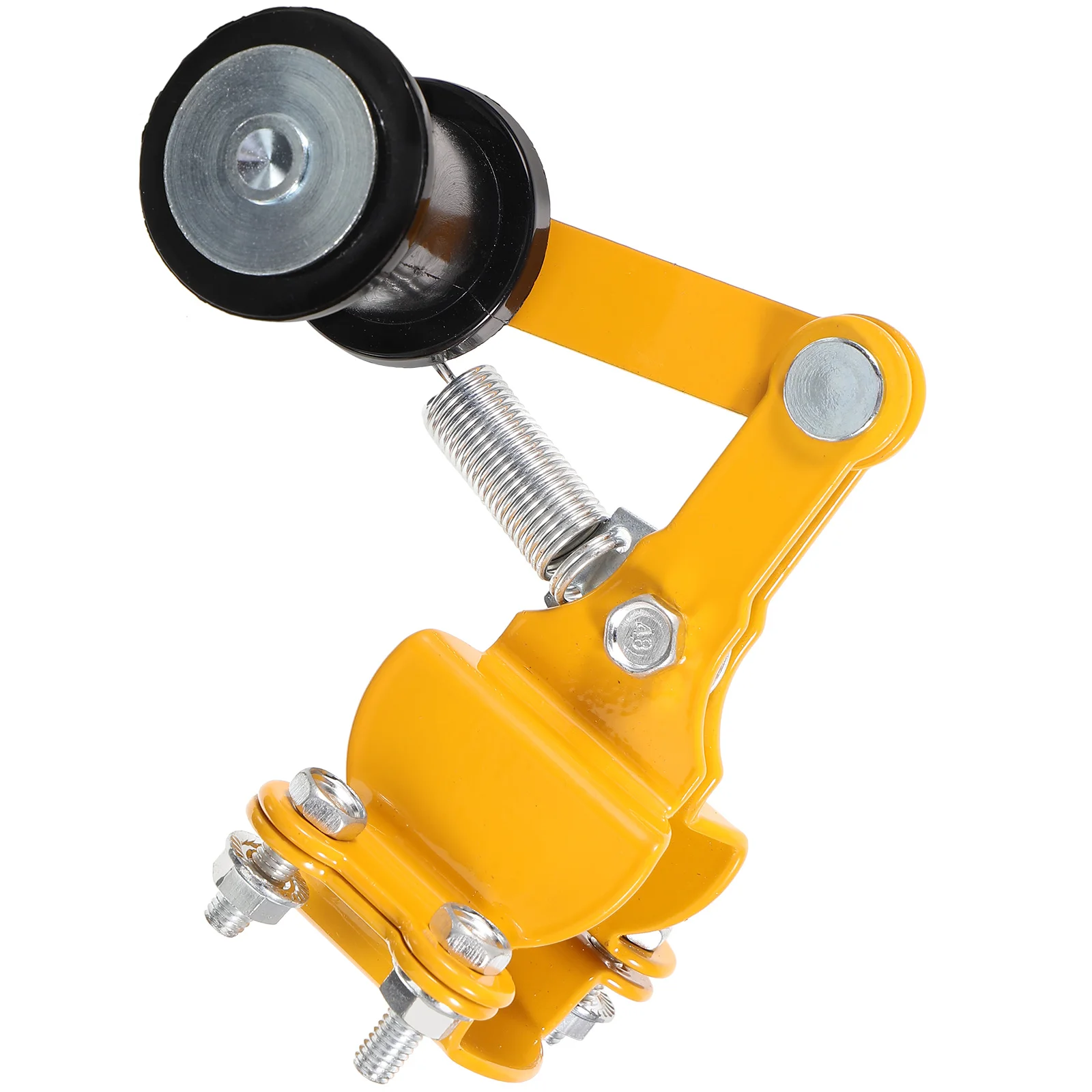 

Chain Tensioner Yellow Random Wheel Easy Adjust Universal Motorcycle Sprocket Roller Chain Tightener Gear Accessories