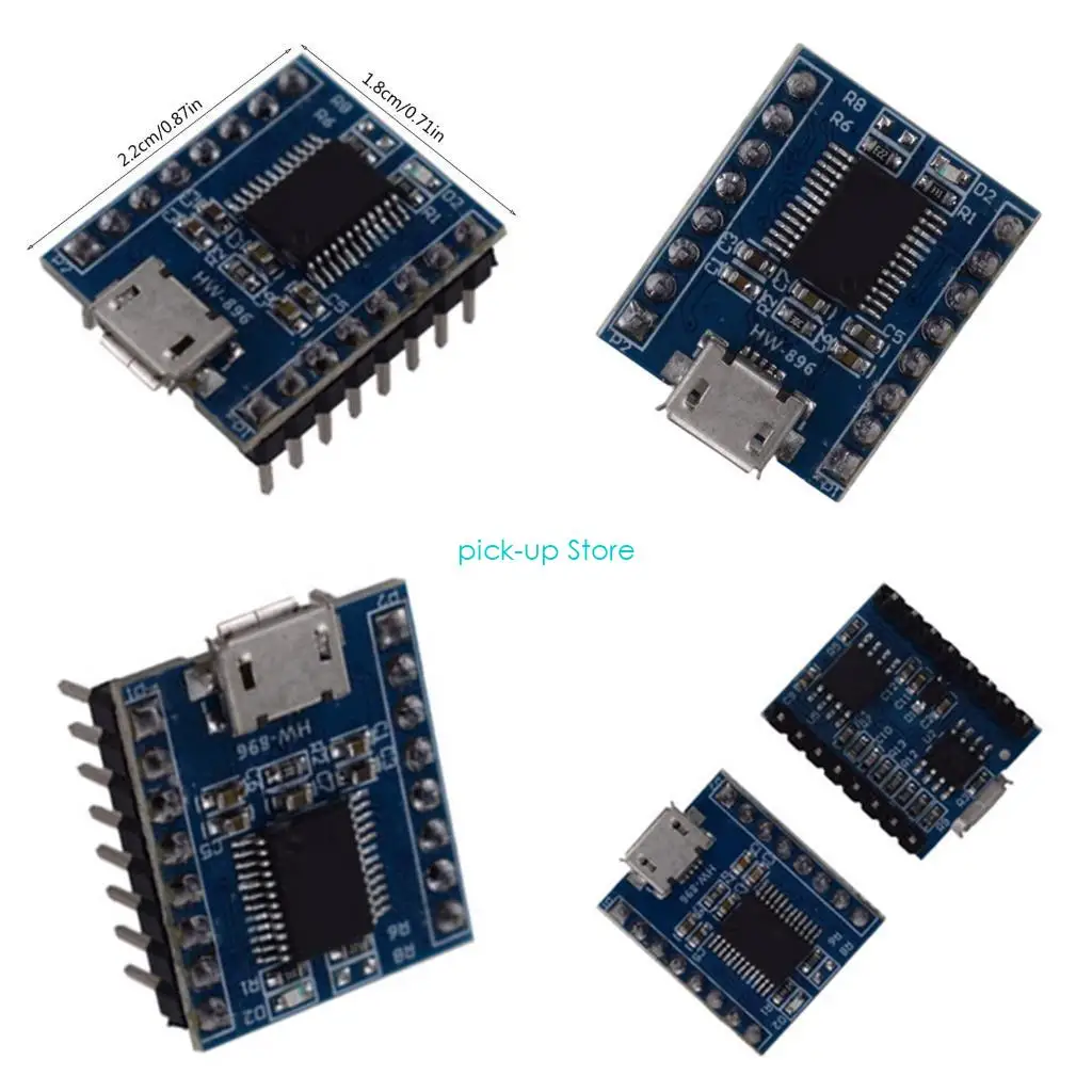 Голосовой модуль Q5WA 3,5 В-5 В с напряжением JQ6500 с портом Micro USB, поддерживает драйвер карты Tf, номинальный ток 20 мА,