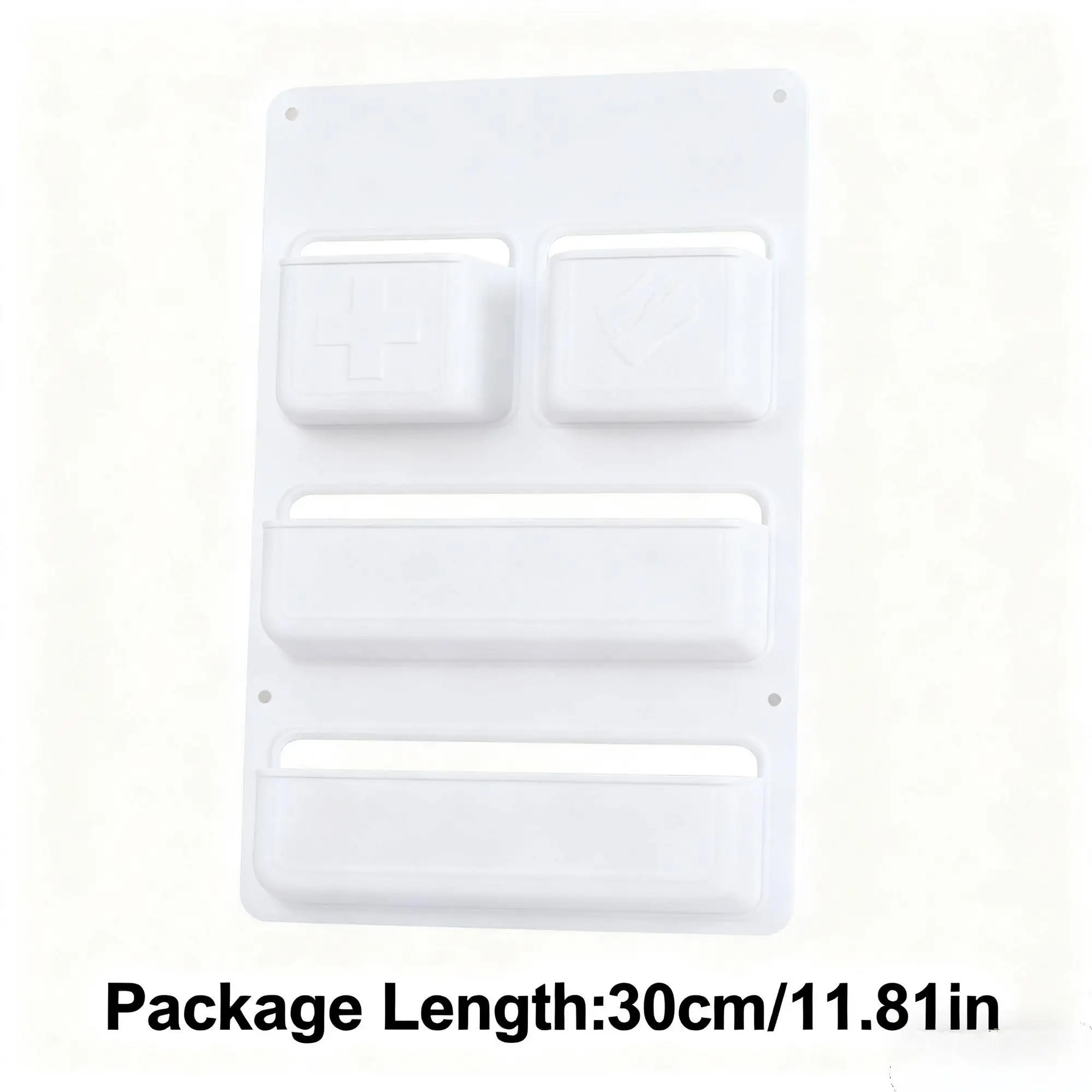 1PC For Kassett Shelf Box White Motorhome Caravan Toilet Compartment Door Storage Pocket High Quality RV Storage