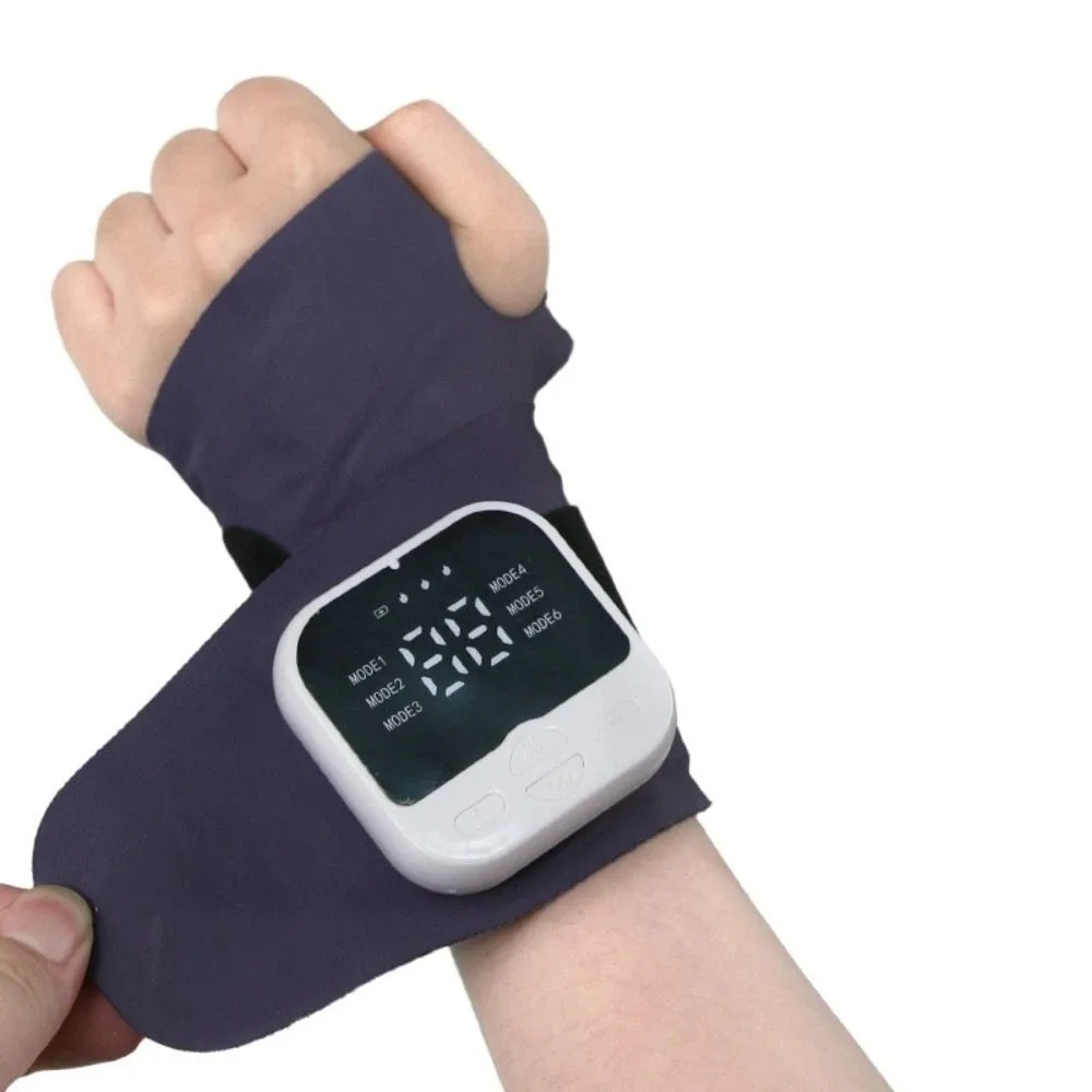 

Cordless Rechargeable Wrist Massager 29 Levels 10 Modes Hand Massage Protector Vibration Massage Adjustable Strap