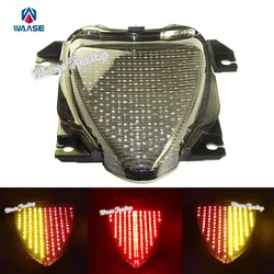 waase For Suzuki Boulevard M109R VZR1800 M1800R 2006 2007-2019 E-Mark Rear Tail Light Brake Turn Signals Integrated LED Light