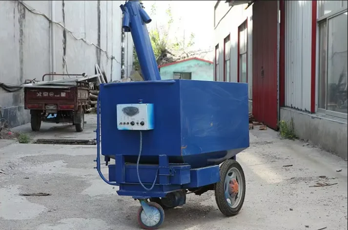 Poultry farm feeding car automatic feeding car feeding car