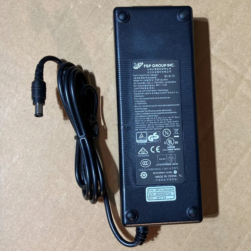 Genuine FSP120-AFA Power Supply AC Adapter Charger 120W 48V 2.5A  6.5*1.45mm