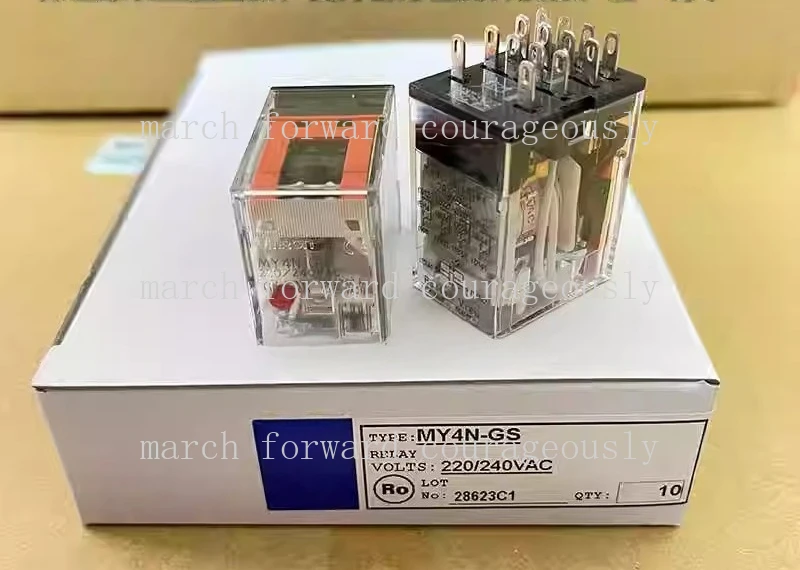 

100% оригинальные промежуточные реле Omron MY2N-GS, MY4N-GS, J, DC 24V, AC 220V, 110V