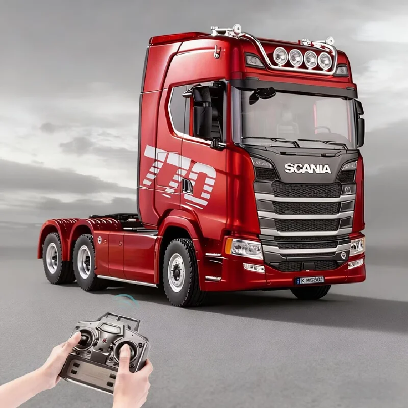 

Аутентичный сверхмощный грузовик Huina с дистанционным управлением, новинка 2025 года, полноприводный трактор, прицеп, радиоуправляемая модель грузовика, игрушечный автомобиль, подарок для мальчиков