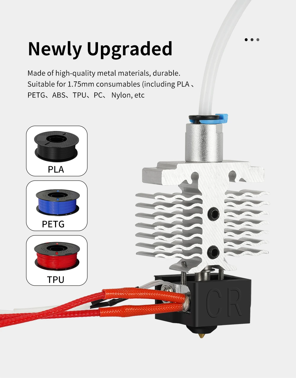 Ender 3 Neo Hotend Kit Hotend Zusammengebauter Extruder für Ender 3 V2 Neo Ender 3 Max Neo Ender 3 Neo 0,4 mm Düse – Detail 7